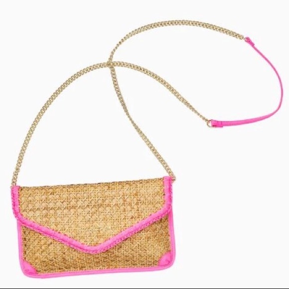 Lilly Pulitzer Handbags - NWT Lilly Pulitzer St. Bart’s Cane Clutch